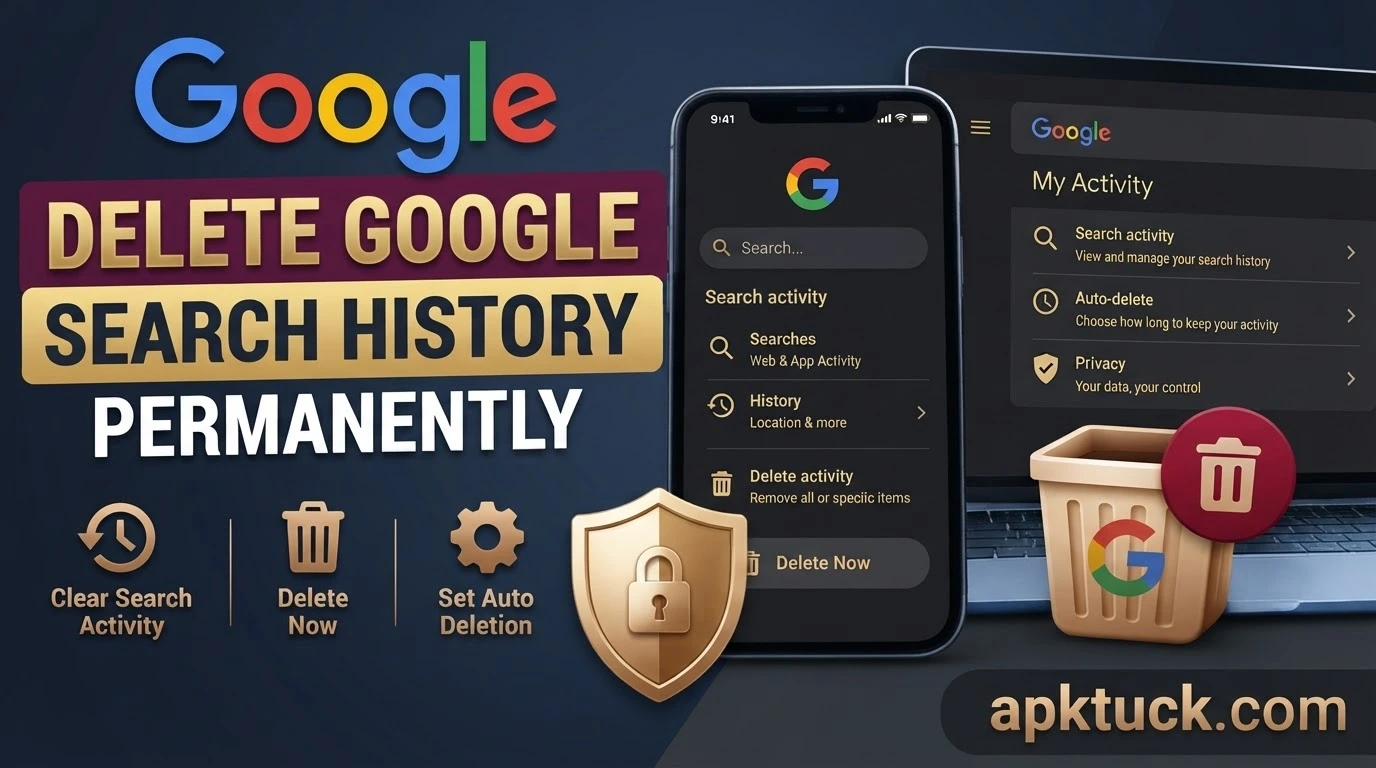 Delete Google Search History Permanently