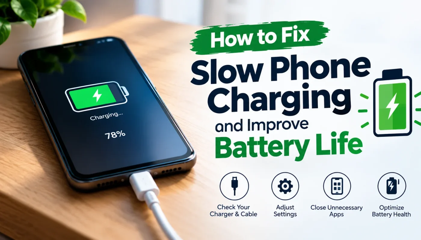 Fix Slow Phone Charging and Battery Life
