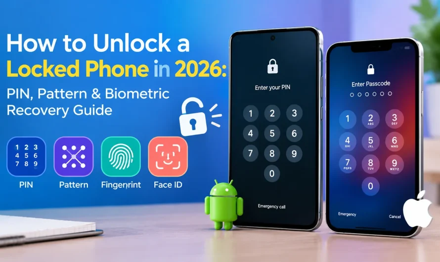 How to Unlock a Locked Phone in 2026: PIN, Pattern & Biometric Recovery Guide