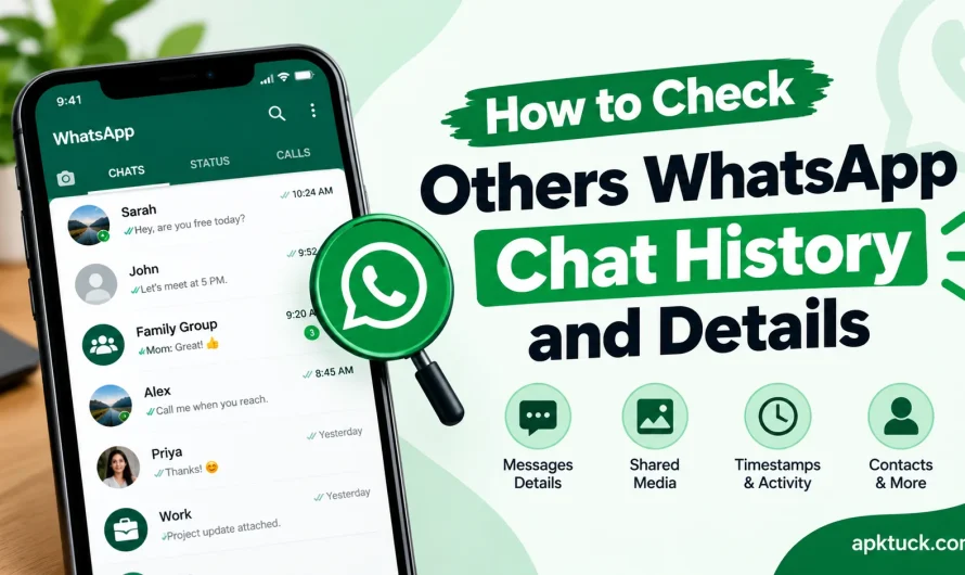 How to Check Others WhatsApp Chat History and Details